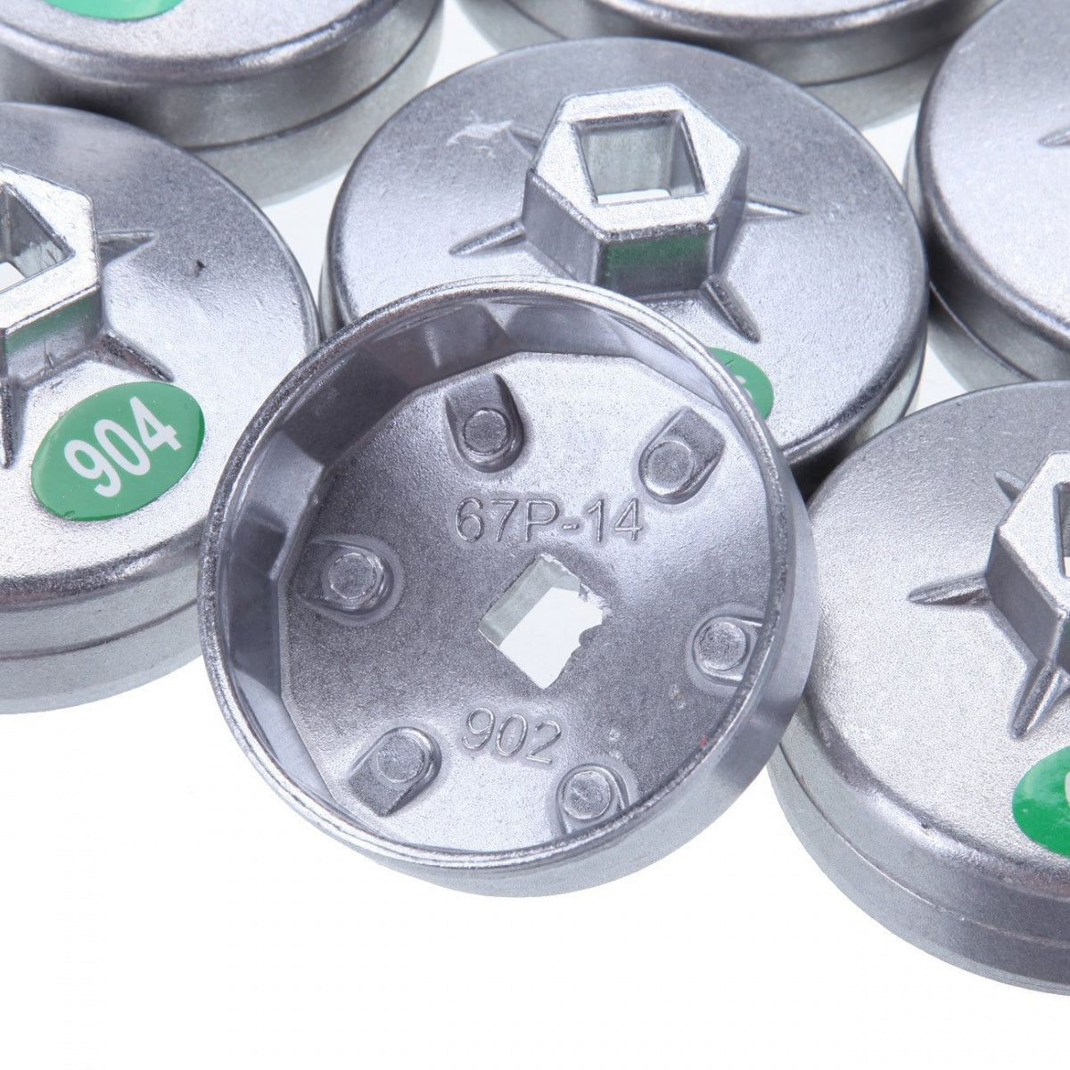 OIL FILTER CAPS | ALUMINUM | WITH RATCHET 12.5 MM (1/2") | 23 PCS. (WS2705)