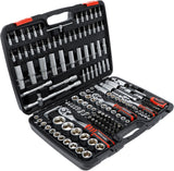 SOCKET SET | 6.3 MM (1/4") / 10 MM (3/8") / 12.5 MM (1/2") DRIVE | 172 PCS. (15219)