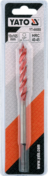 AUGER DRILL BIT 10MM HEX (YT-44680)