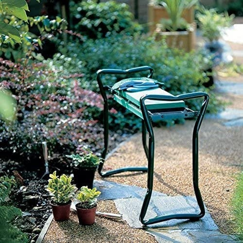 FOLDABLE GARDEN BENCH AND KNEE PROTECTION WITH TOOL BAG | 2 IN 1 (ST-1)