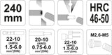 5IN1 MULTIFUNCTIONAL PLIERS 240MM (YT-22930)
