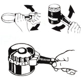 OIL FILTER STRAP WRENCH | SPRING STEEL STRAP | ALUMINIUM DIE CAST | Ø 110 - 155 MM (1027)