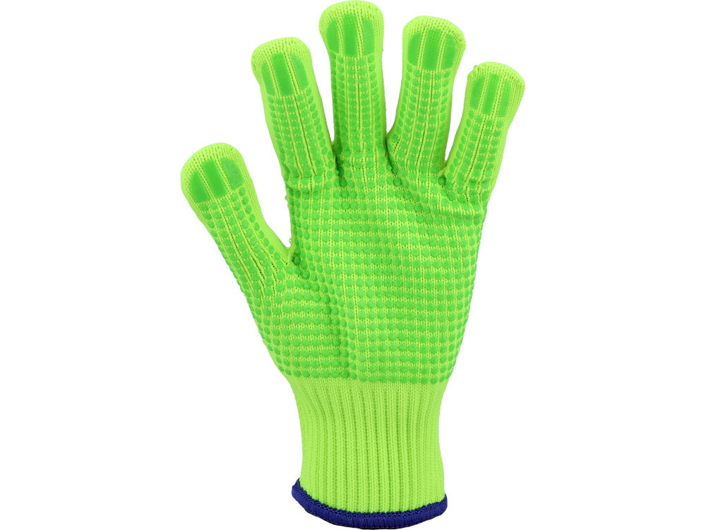 COTTON GLOVES, PVC DOTS "FRESH PSD" 8" (74094)