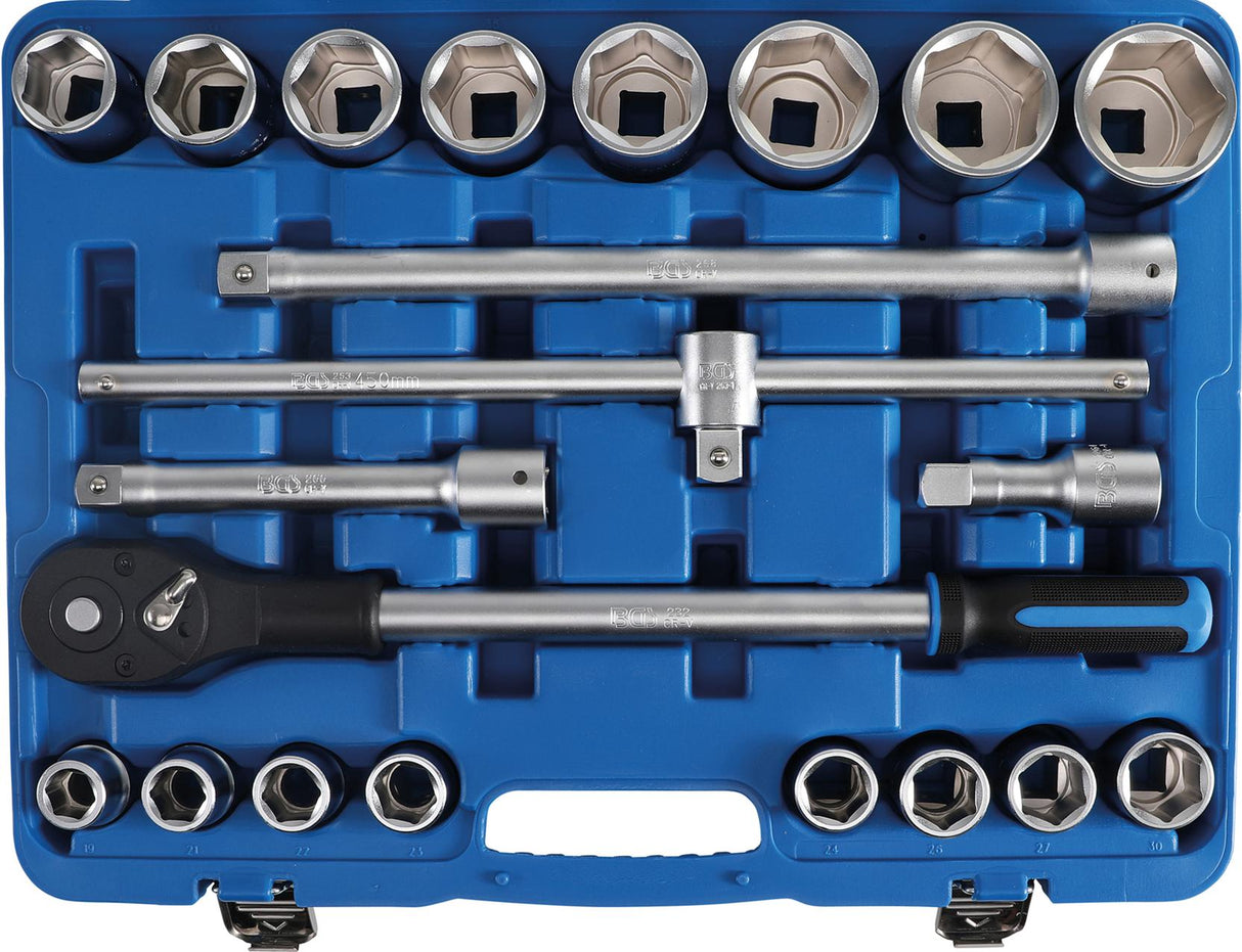 SOCKET SET | 20 MM (3/4") DRIVE | 21 PCS. (1207)
