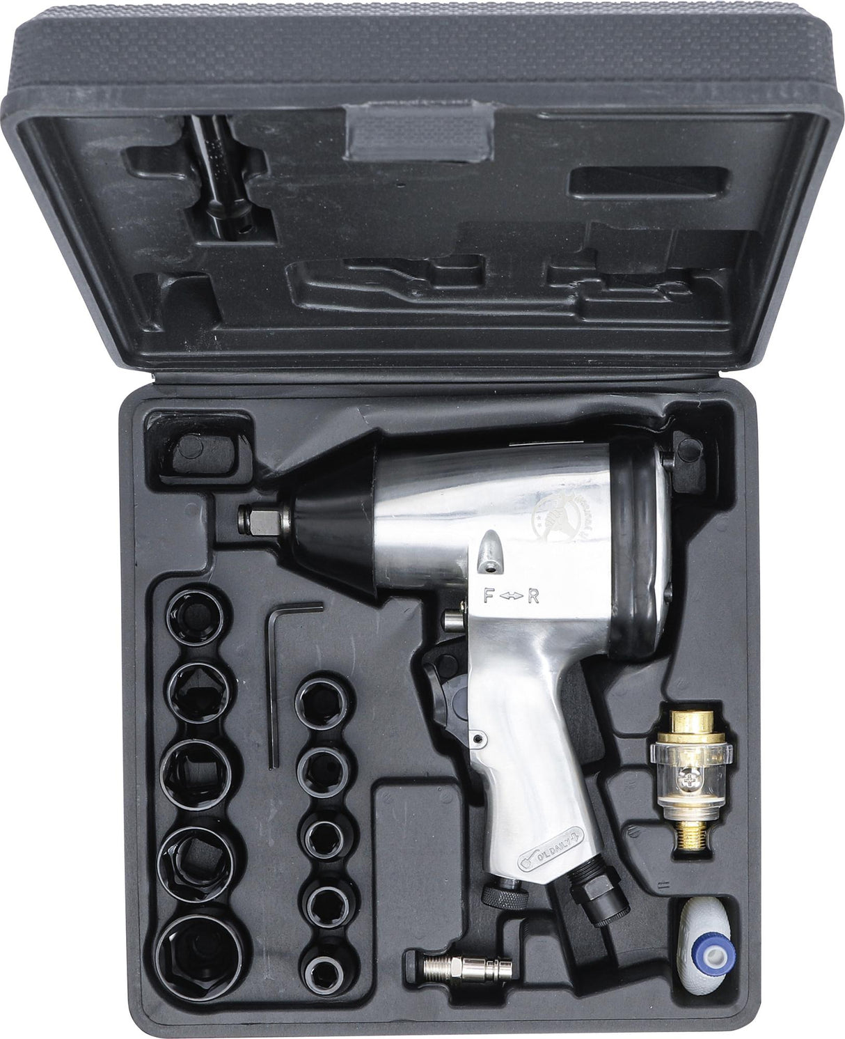 AIR IMPACT WRENCH WITH TOOL SET | 12.5 MM (1/2") | 312 NM | 16 PCS. (3211)