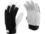 LEATHER ASSEMBLY GLOVES SIZE 9 BLACK (YT-746391)