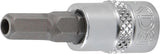 BIT SOCKET SET | 6.3 MM (1/4") DRIVE | INTERNAL HEXAGON TAMPERPROOF 2 - 7 MM | 8 PCS. (5156)
