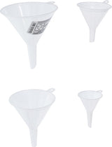 FUNNEL SET | FOOD SAFE | Ø 55 - 125 MM | 4 PCS. (70191)