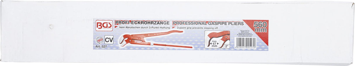 GASPIPE PLIERS | 2" | 3-POINT GRIP (527)