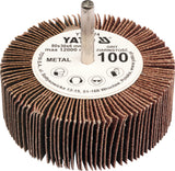 FLAP WHEEL W. SHAFT 80X30X6 P80 (YT-83373)