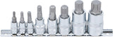 IMPACT BIT SOCKET SET | SPLINE (FOR XZN) | M4 - M16 | 8 PCS. (5105)