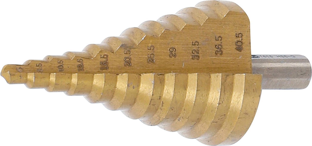 STEP DRILL | TITANIUM-NITRIDED | Ø 6 - 40.5 MM (1615)
