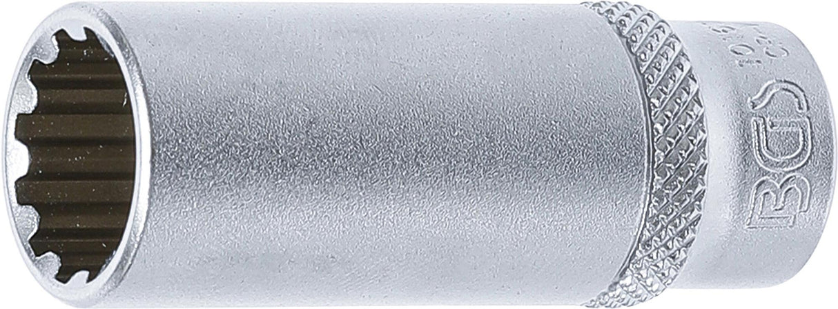 SOCKET, GEAR LOCK, DEEP | 6.3 MM (1/4") DRIVE | 13 MM (10163)