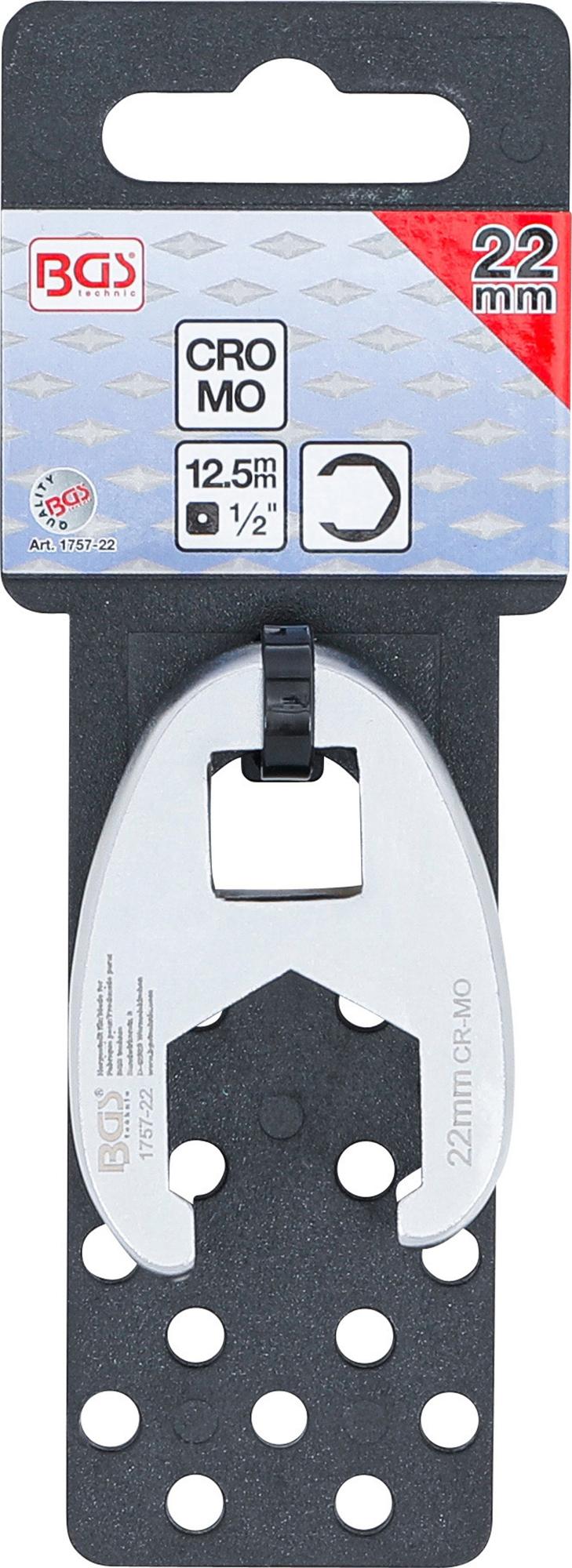 CROWFOOT SPANNER | 12.5 MM (1/2") DRIVE | 22 MM (1757-22)