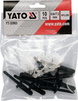 PLASTIC BLIND RIVETS 6.6X17.2MM 10PCS (YT-35983)