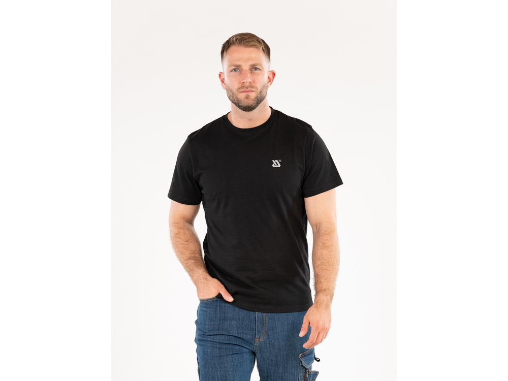 T-SHIRT BASIC BLACK S. S (YT-78470)