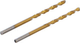 TWIST DRILL | HSS-G | TITANIUM-NITRATED | 2.5 MM | 2 PCS. (2040-2.5)