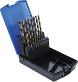 TWIST DRILL SET | HSS-G M35 COBALT STEEL | 1 - 10 MM | 19 PCS. (9297)