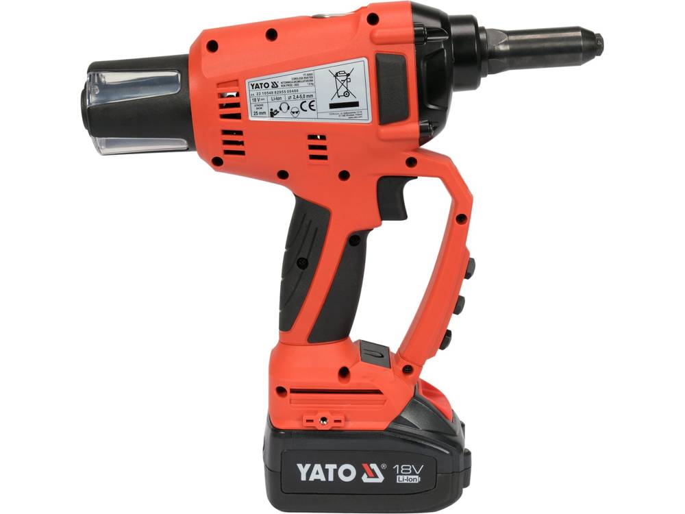 RIVETER 18V BL MOTOR - 3AH (YT-82955)