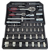 TOOL SET IN ALUMINUM CASE | RATCHETING WRENCHES | WITH WHEELS | 187 PCS. (SK582419)