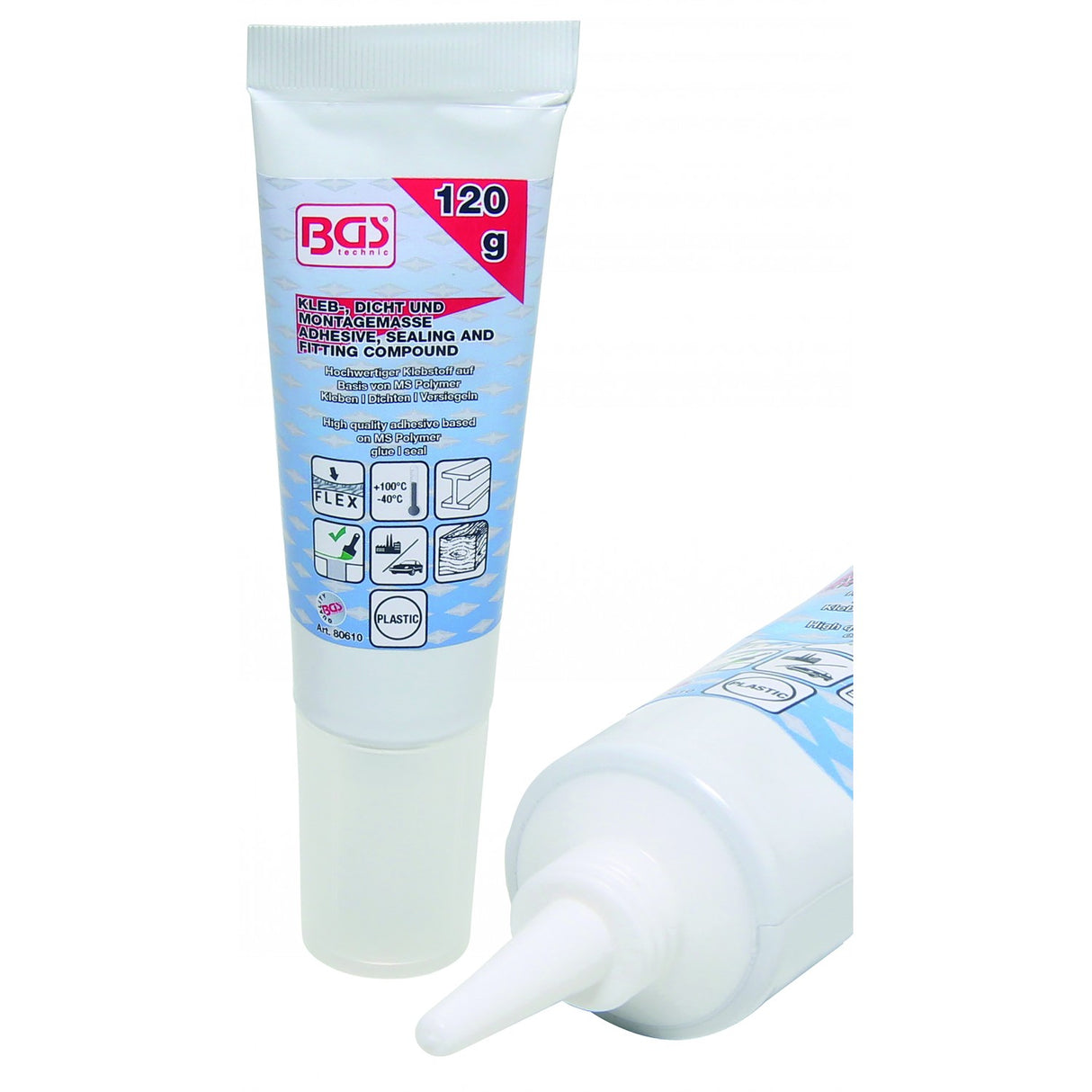 ADHESIVE, SEALING, MOUNTING ELASTIC AGENT 120 G (80610)