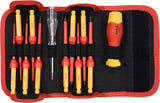 INSUL. CHANGE. SCREWDRIVER SET 12PCS VDE (YT-28290)