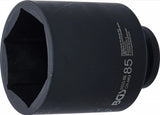 IMPACT SOCKET HEXAGON, DEEP | 25 MM (1") DRIVE | 85 MM (5500-85)