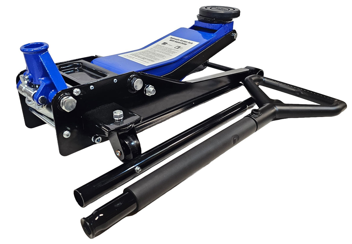 JACK WITH WHEELS | LOW PROFILE | DOUBLE PISTON | 75- 505 MM | 3 T (FJ25-D)