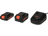 SET 20V 2BATTERIES (2AH+4AH) AND CHARGER (78262)