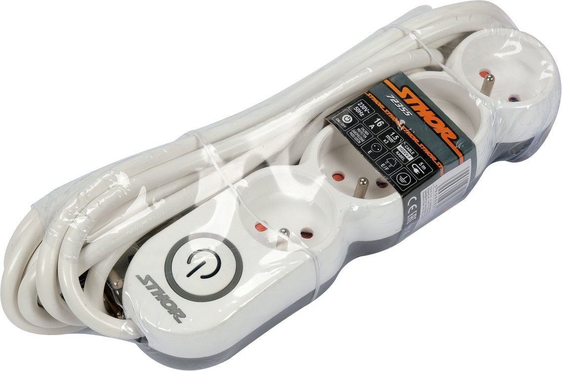 POWER STRIP W. GROUND 4S 5M (72355)
