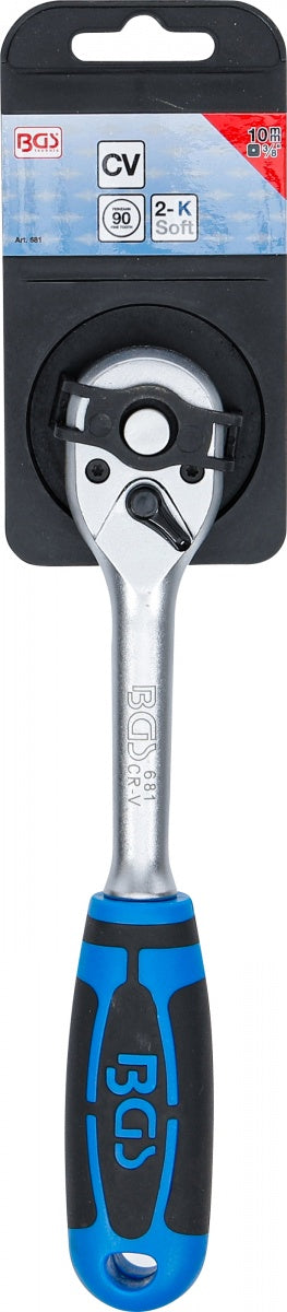 REVERSIBLE RATCHET | STRAIGHT DESIGN | FINE TOOTH | 10 MM (3/8") (681)