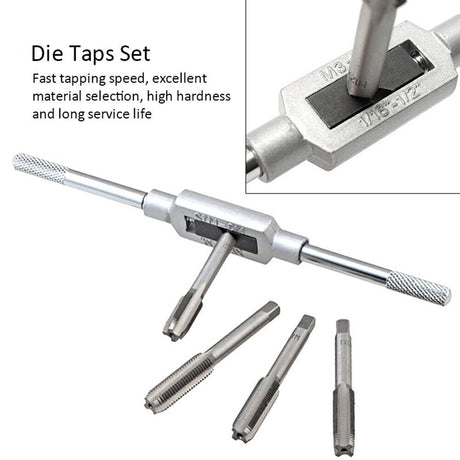 TAP AND DIE SET | M3-M12 | 32 PCS. (SK1632)