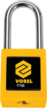 SAFETY PADLOCK WITH NYLON ISOLATED BODY (77100)