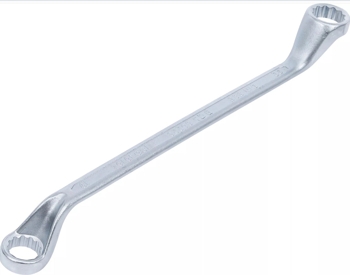 DOUBLE RING SPANNER | DEEP OFFSET ENDS | 19 X 22 MM (30223)