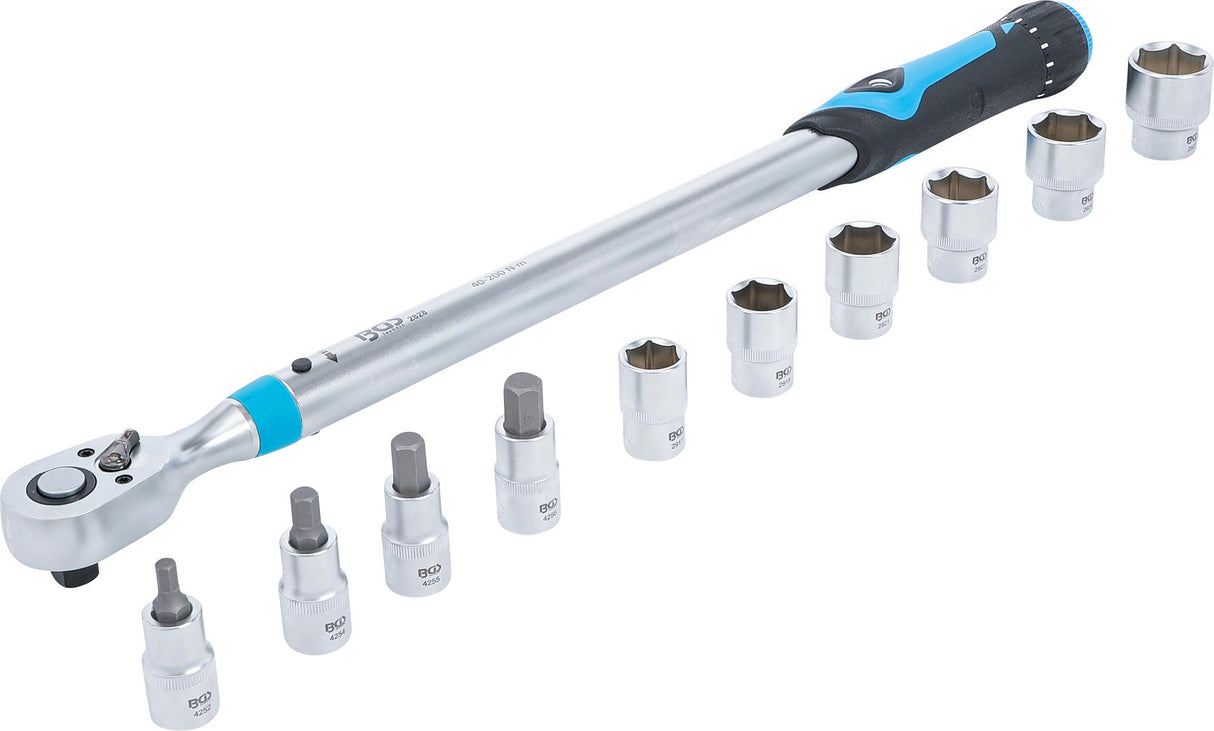 TORQUE WRENCH SET | 12.5 MM (1/2") | 40 - 200 NM | 11 PCS. (2865)