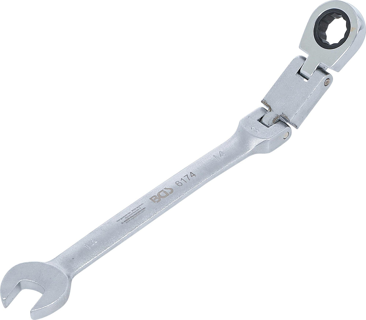 DOUBLE-JOINT RATCHET COMBINATION WRENCH | ADJUSTABLE | 14 MM (6174)
