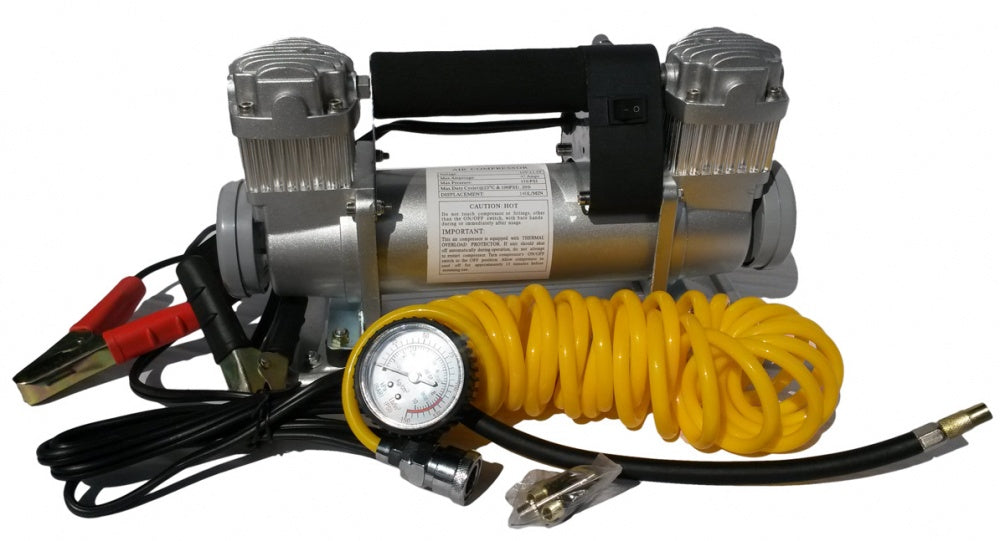 AIR COMPRESSOR | 2X40 MM CYLINDERS | DC12V | 150PSI 150L/MIN (BST1015)