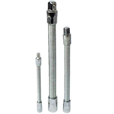SET OF SPRING EXTENSION BARS | 6.3 MM (1/4") / 10 MM (3/8") / 12.5 MM (1/2") | 3 PCS. (SK4023)