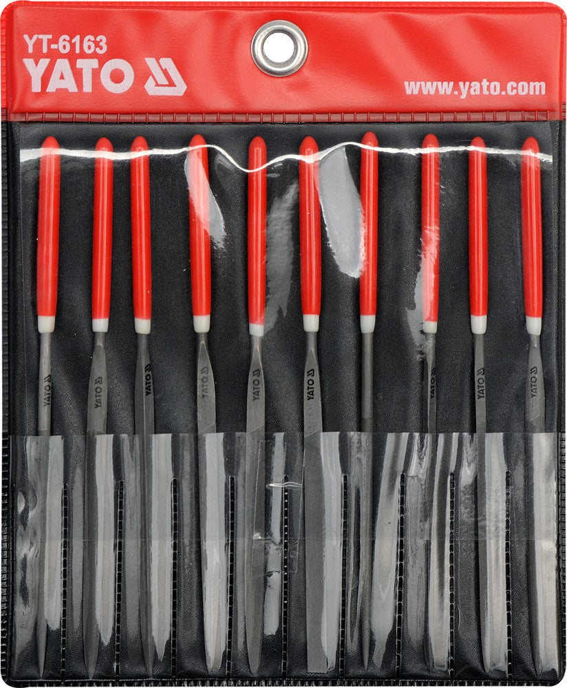 NEEDLE FILE SET 10PCS 3X140X65MM (YT-6163)