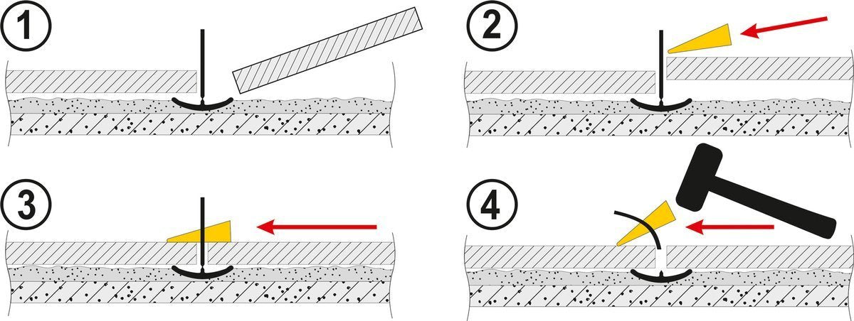 TILE LEVELING SYSTEM | BUCKET | 1 MM / 400 PCS. (04717)