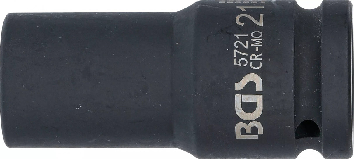 IMPACT SOCKET HEXAGON, DEEP | 20 MM (3/4") DRIVE | 21 MM (5721)