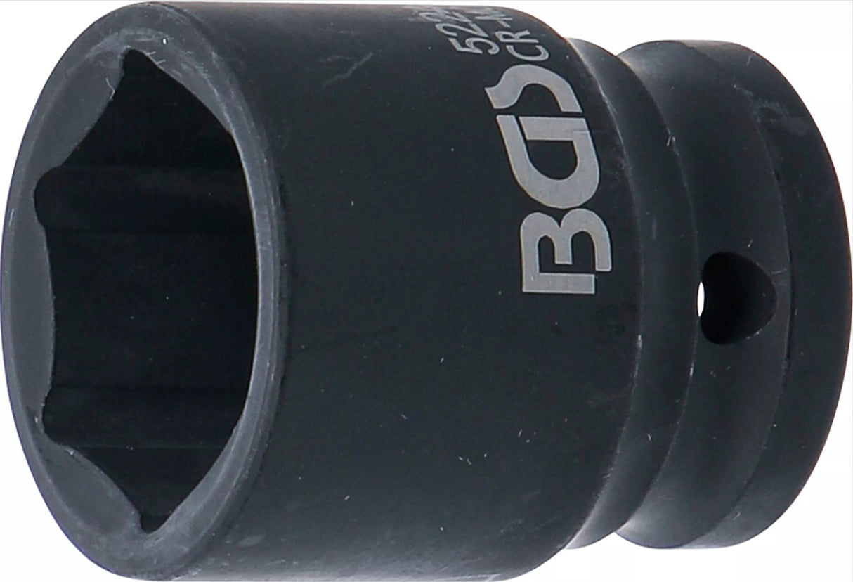 IMPACT SOCKET, HEXAGON | 12.5 MM (1/2") DRIVE | 24 MM (5224)