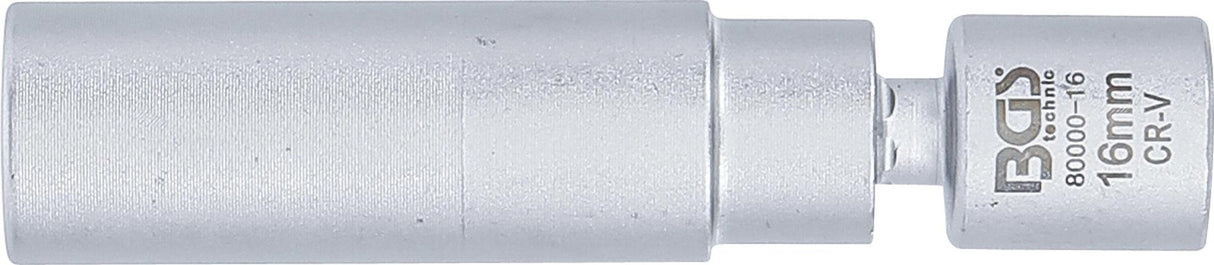 SWIVEL GLOW & SPARK PLUG SOCKET | 10 MM (3/8") | 16 MM (80000-16)