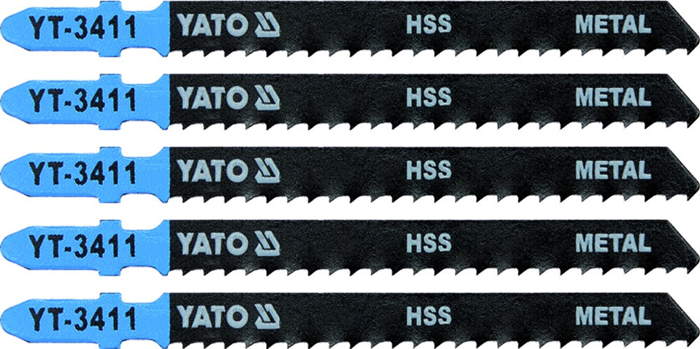 JIG SAW BLADE F. METAL TYPE T 8TPI 5PCS (YT-3411)