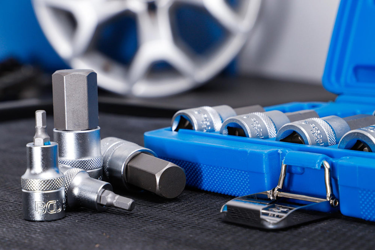 BIT SOCKET SET | 12.5 MM (1/2") DRIVE | INTERNAL HEXAGON 5 - 22 MM | 12 PCS. (5052)