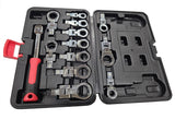 SET OF INSERTED WRENCHES | SWIVEL HEAD | RATCHETING | 8 - 19 MM | 13 PCS. (RW13S)