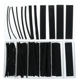 HEAT SHRINK TUBING ASSORTMENT | BLACK | 100 PCS. (SK01141)