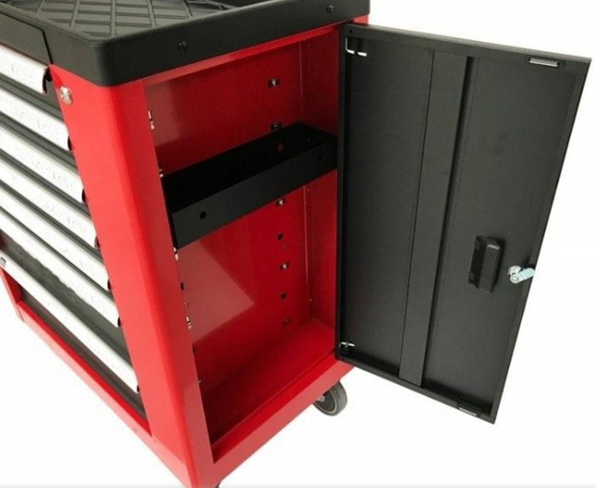 TOOL CABINET ON CASTERS | 7 DRAWERS | 1 SIDE DOOR | EMPTY (H7001)