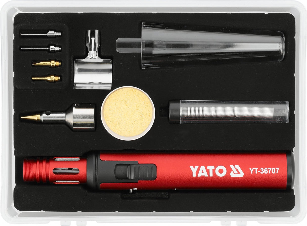 GAS SOLDERING IRON 360° | WITH ACCESSORIES | 3 IN 1 (YT-36707)