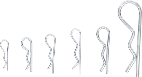 SPRING SPLIT PIN ASSORTMENT | Ø 1.2 - 3.0 MM | 48 PCS. (88134)